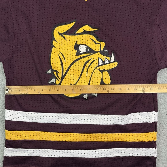 Vintage University of Minnesota Duluth Bulldogs Hockey Jersey K1 Sportswear Sz M - Picture 6 of 7